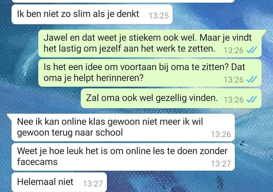 De frustraties van onderwijs in coronatijd