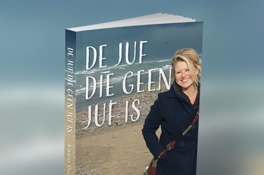 Droom Durf Doe: omslag boek De juf die geen juf is